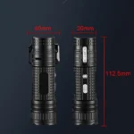 چراغ قوه فندکی با وزن 130 گرم