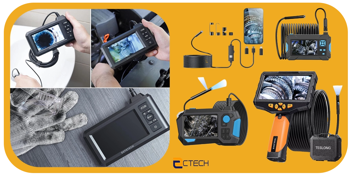 دوربین آندوسکوپی و شلنگی